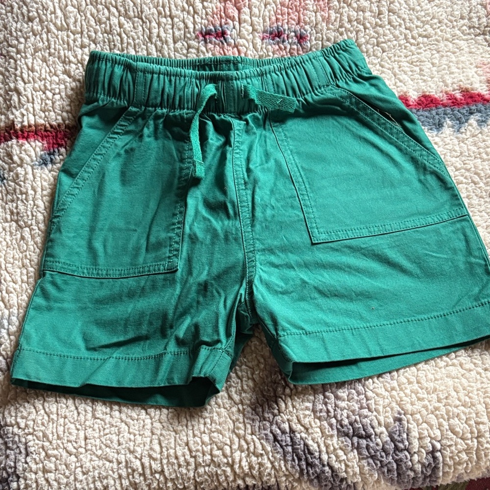 Hanna Andersson Teal Elastic Waist Shorts